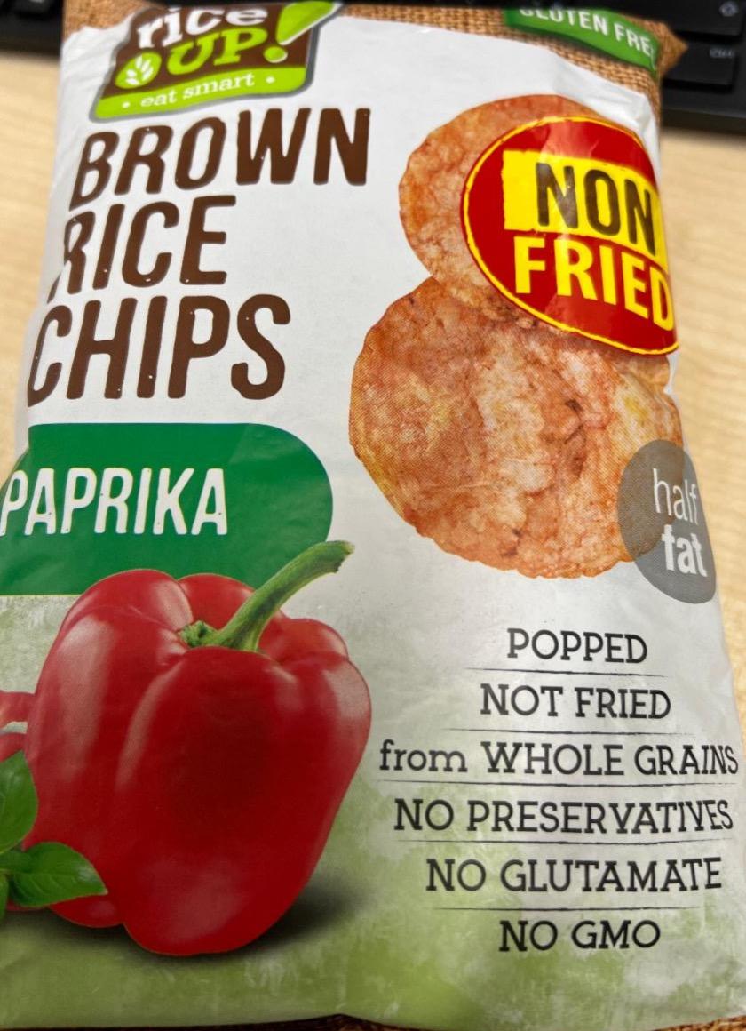 Fotografie - Brown rice chips paprika Rice up!