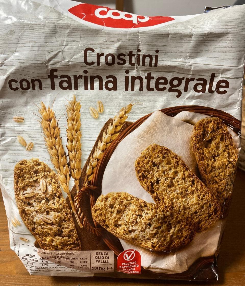 Fotografie - Crostini con farina integrale Coop