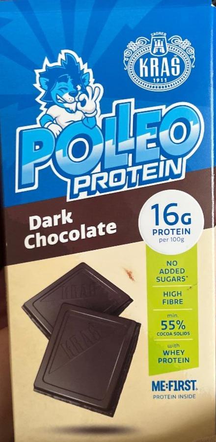 Fotografie - Polleo protein Dark Chocolate Kraš