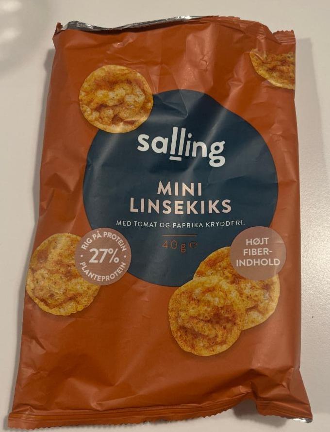 Fotografie - Mini Linsekiks med tomat og paprika krydderi Salling