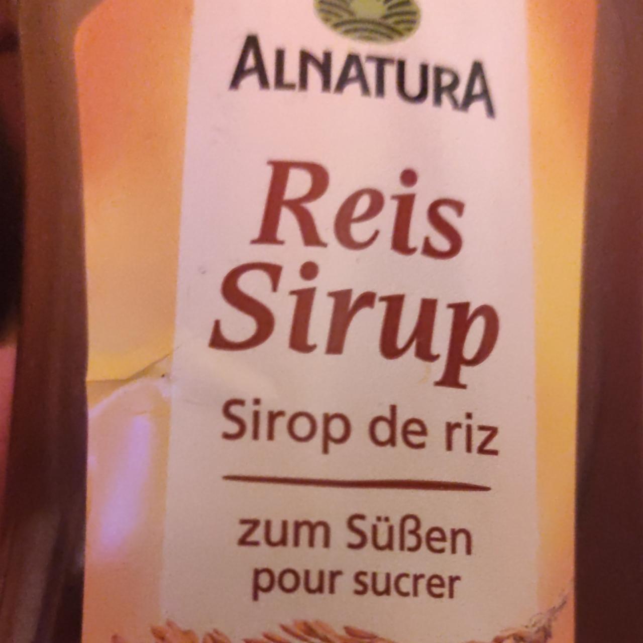 Fotografie - Bio Reis Sirup Alnatura