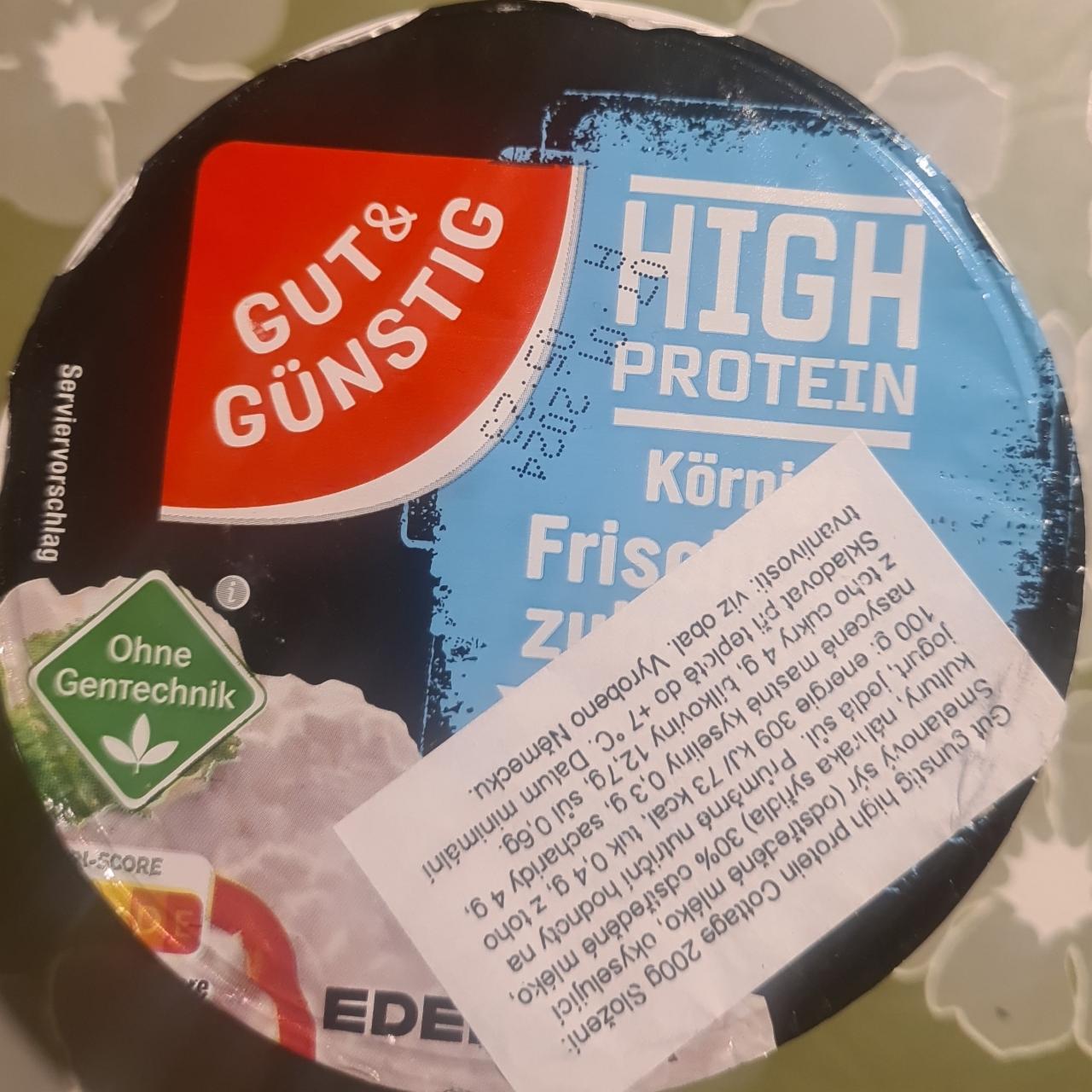 Fotografie - High Protein Körnige Frischkäse-zubereitung Gut & Günstig