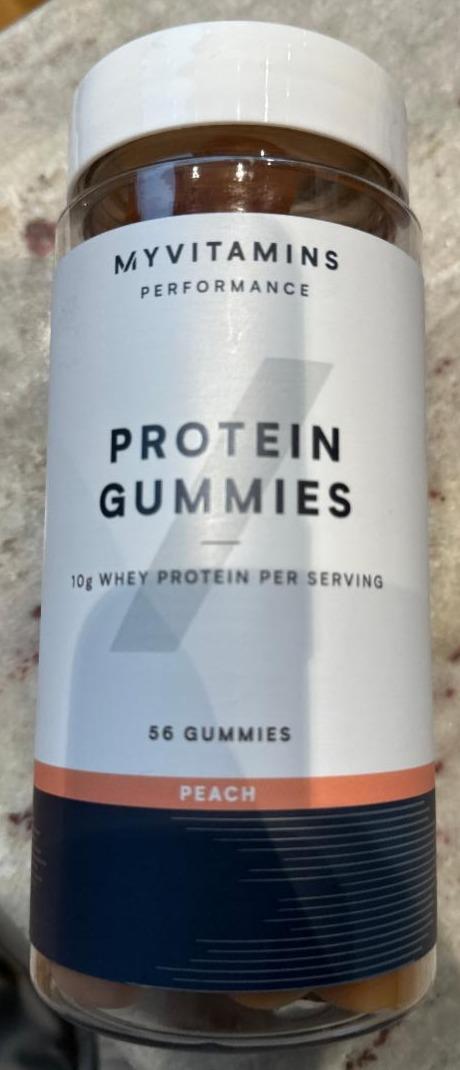 Fotografie - Protein gummies peach MyVitamins