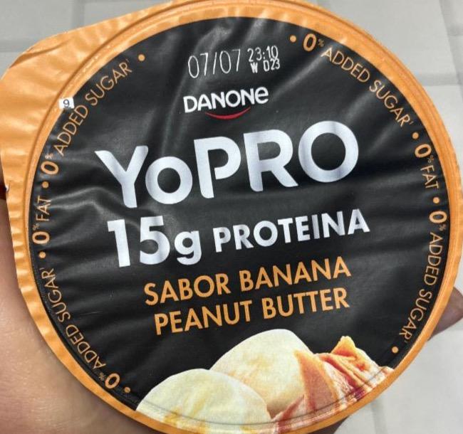 Fotografie - Yopro sabor banana peanut butter Danone