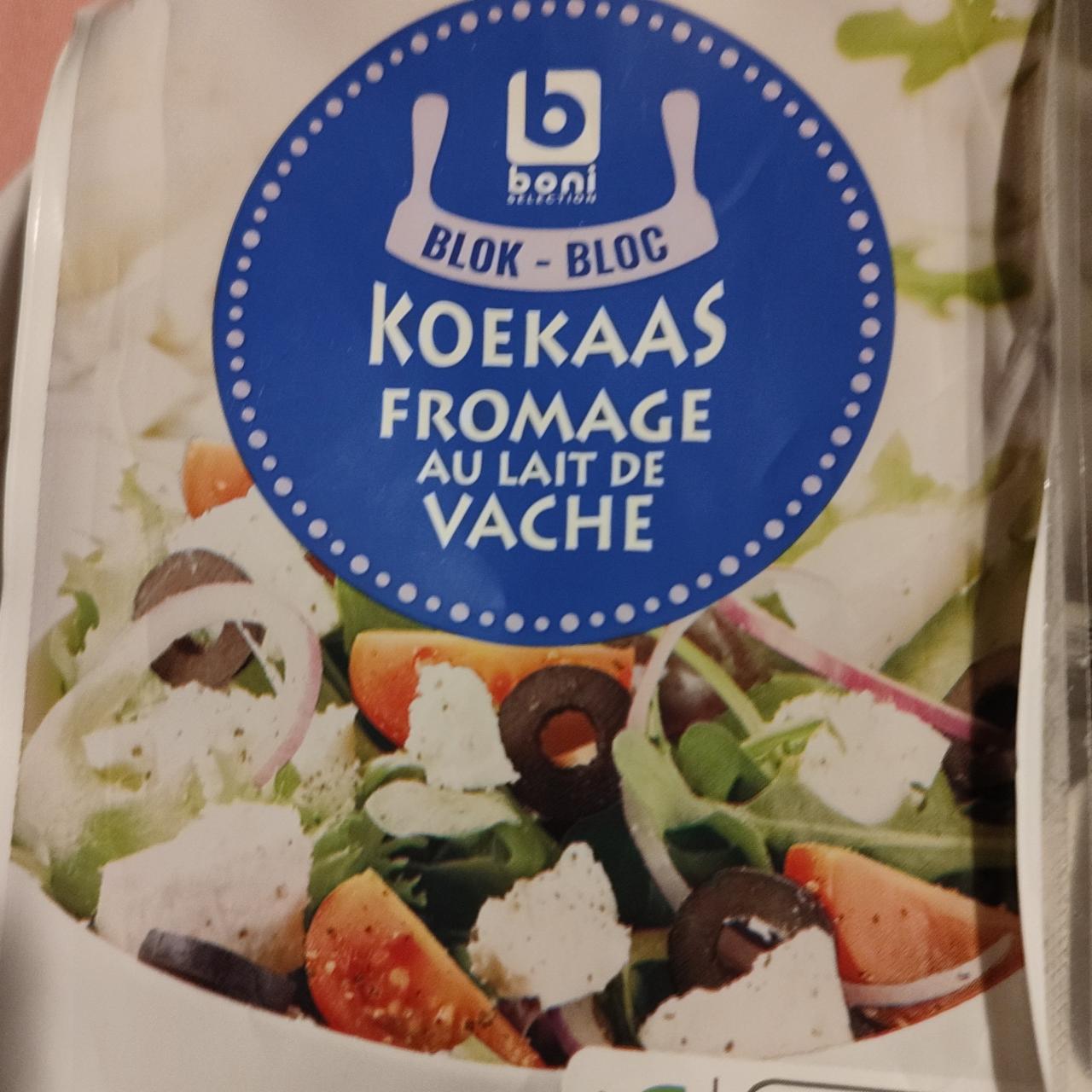 Fotografie - Koekaas fromage au lait de vache Boni