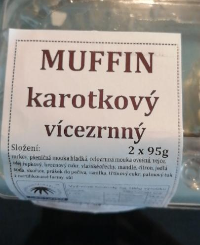 Fotografie - Muffin karotkový vícezrnný - Šťastná koza