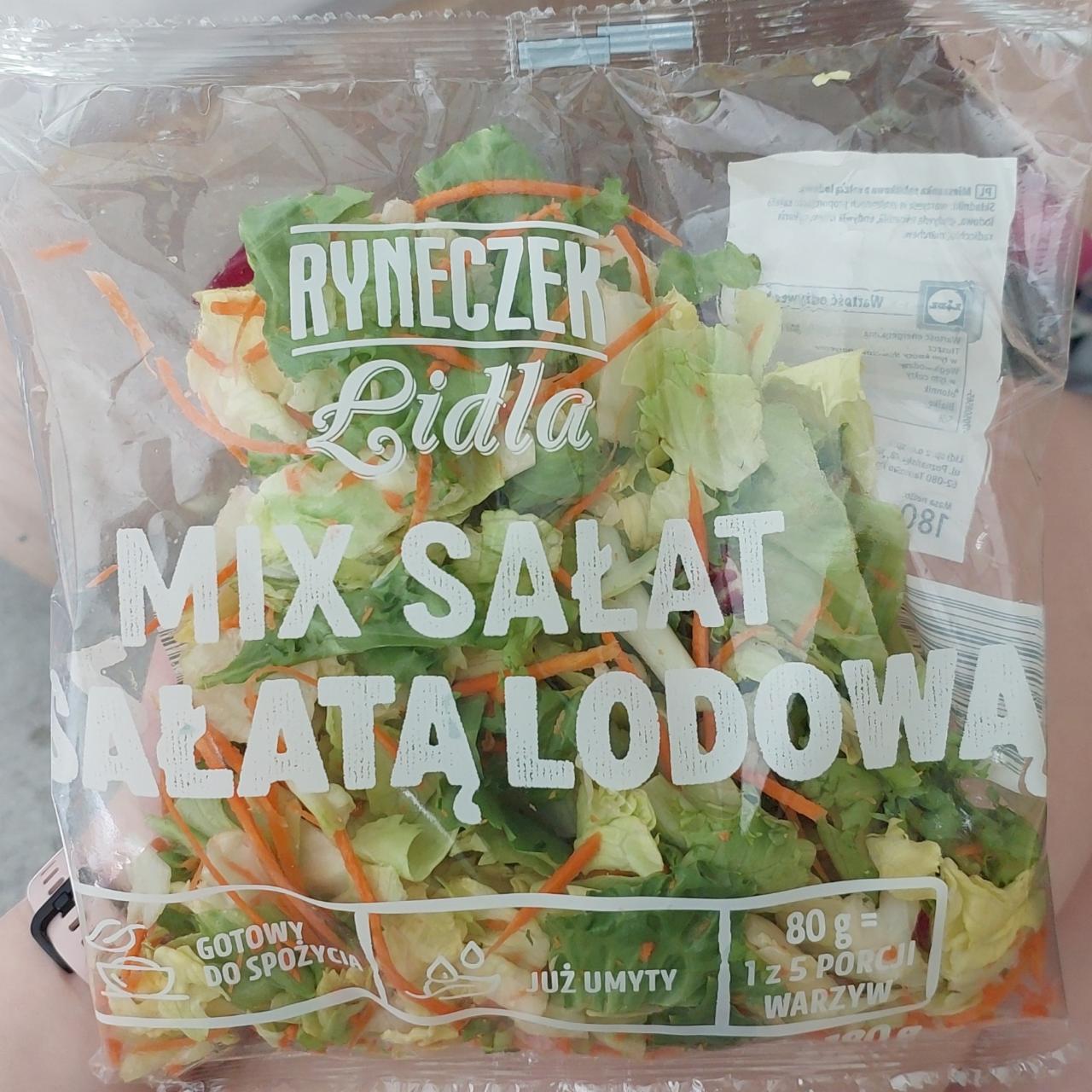 Fotografie - Mix sałat z sałatą lodową Lidl