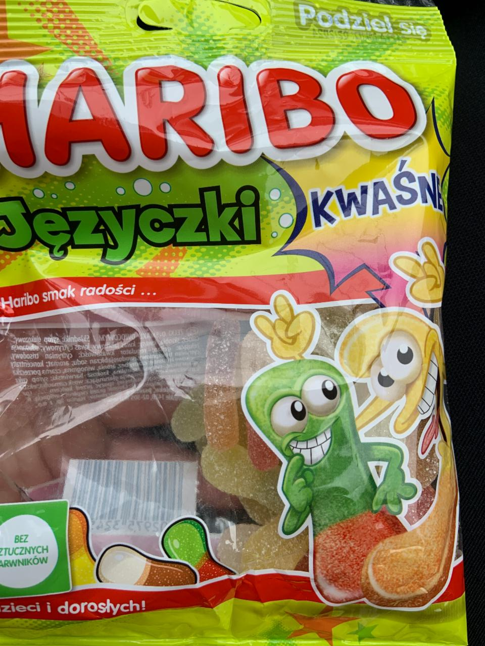 Fotografie - Języczki kwaśne Haribo