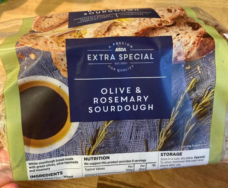 Fotografie - Extra Special Olive & Rosemary Sourdough Asda