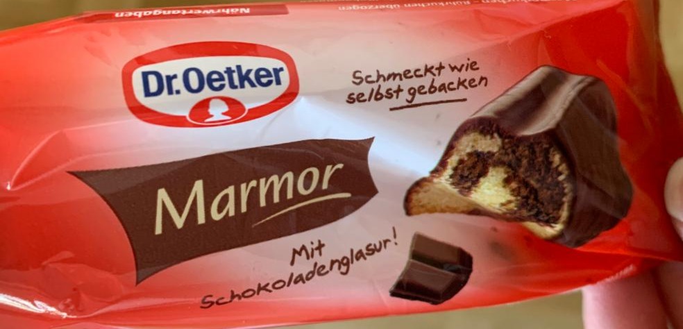 Fotografie - Marmor mit Schokoladenglasur! Dr.Oetker