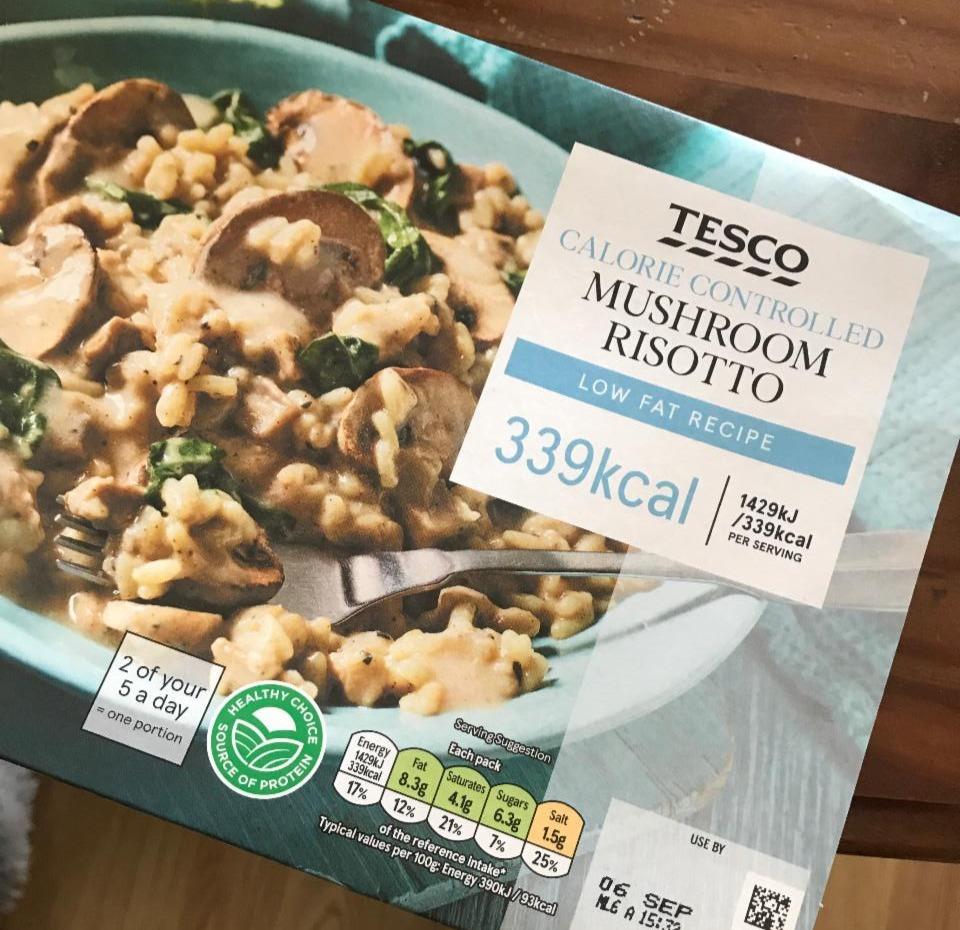 Fotografie - Calorie Controlled Mushroom Risotto Tesco