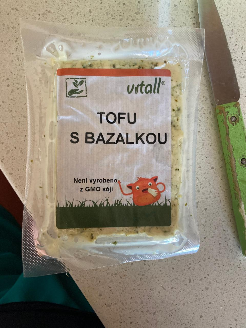 Fotografie - Tofu s bazalkou Vitall