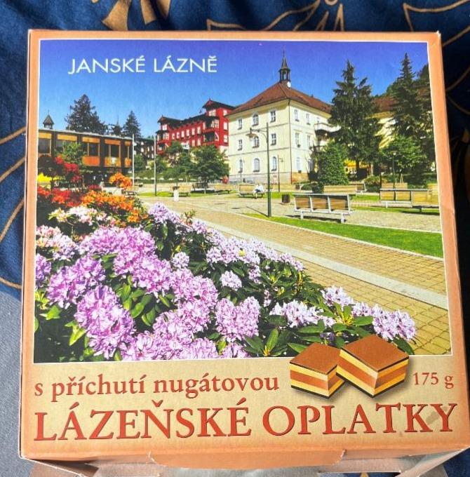 Fotografie - Lázeňské oplatky s příchutí nugátovou Janské Lázně