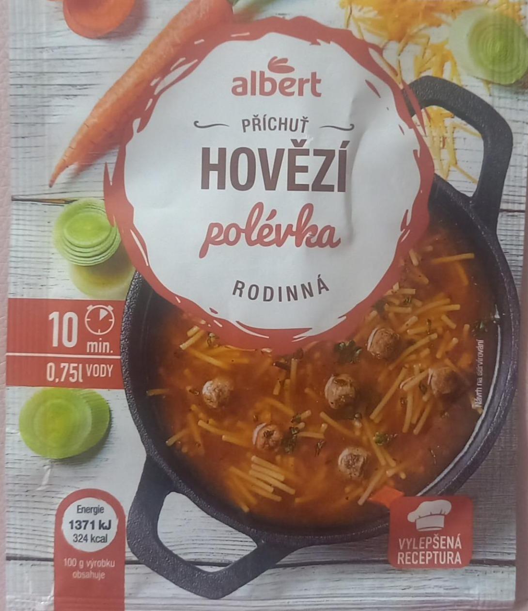 Fotografie - Hovězí polévka rodinná Albert