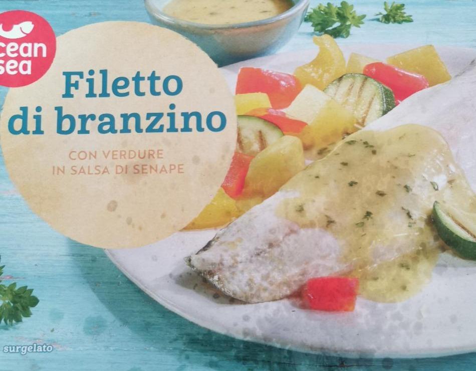 Fotografie - Filetto di branzino con verdure in salsa di senape Ocean Sea