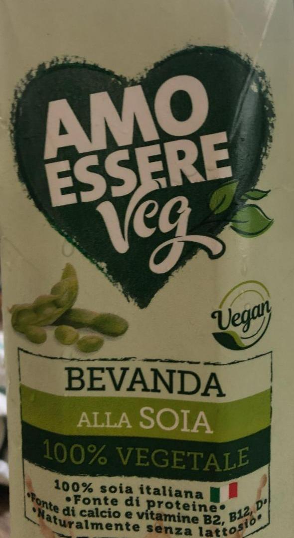 Fotografie - Bevanda alla soia 100% vegetale Amo essere veg