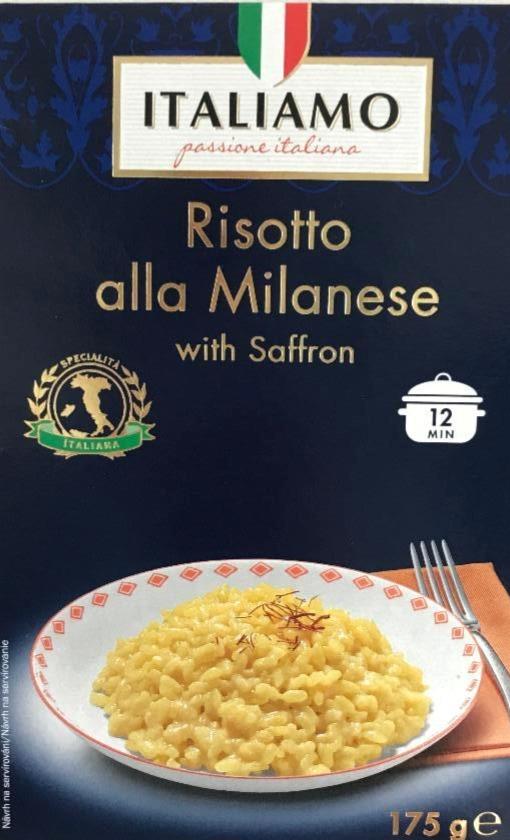 Fotografie - Risotto alla Milanese wtih saffron Italiamo