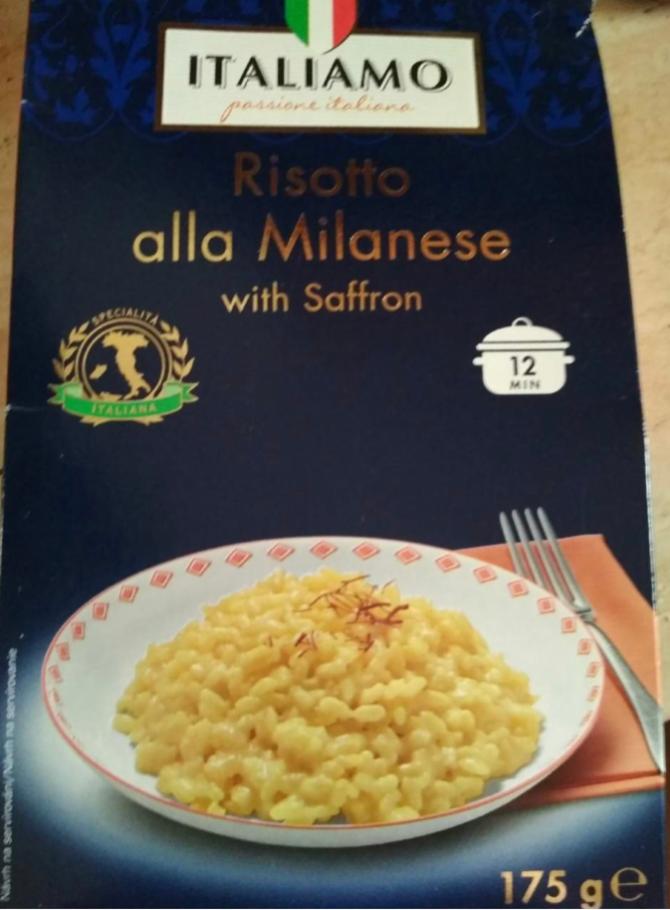 Fotografie - Risotto alla Milanese wtih saffron Italiamo