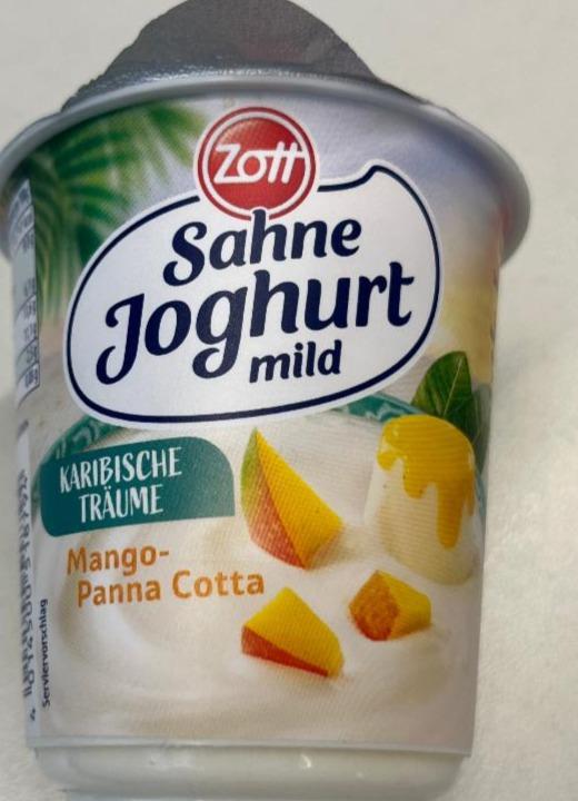 Fotografie - Sahne joghurt mild karibische träume mango panna cotta Zott