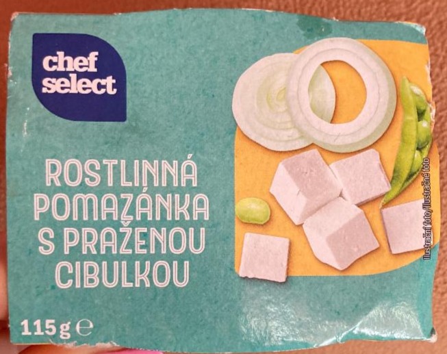 Fotografie - rostlinná pomazánka s praženou cibulkou Chef Select