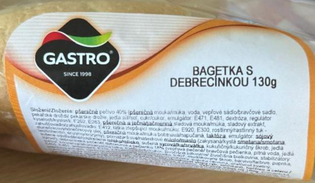 Fotografie - Bagetka s debrecínkou Gastro