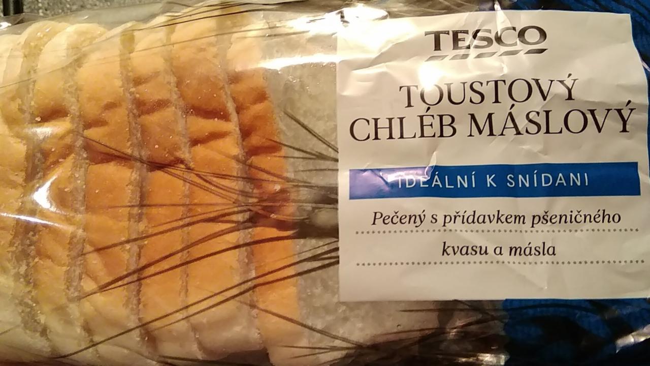 Fotografie - Chléb toustový máslový Tesco