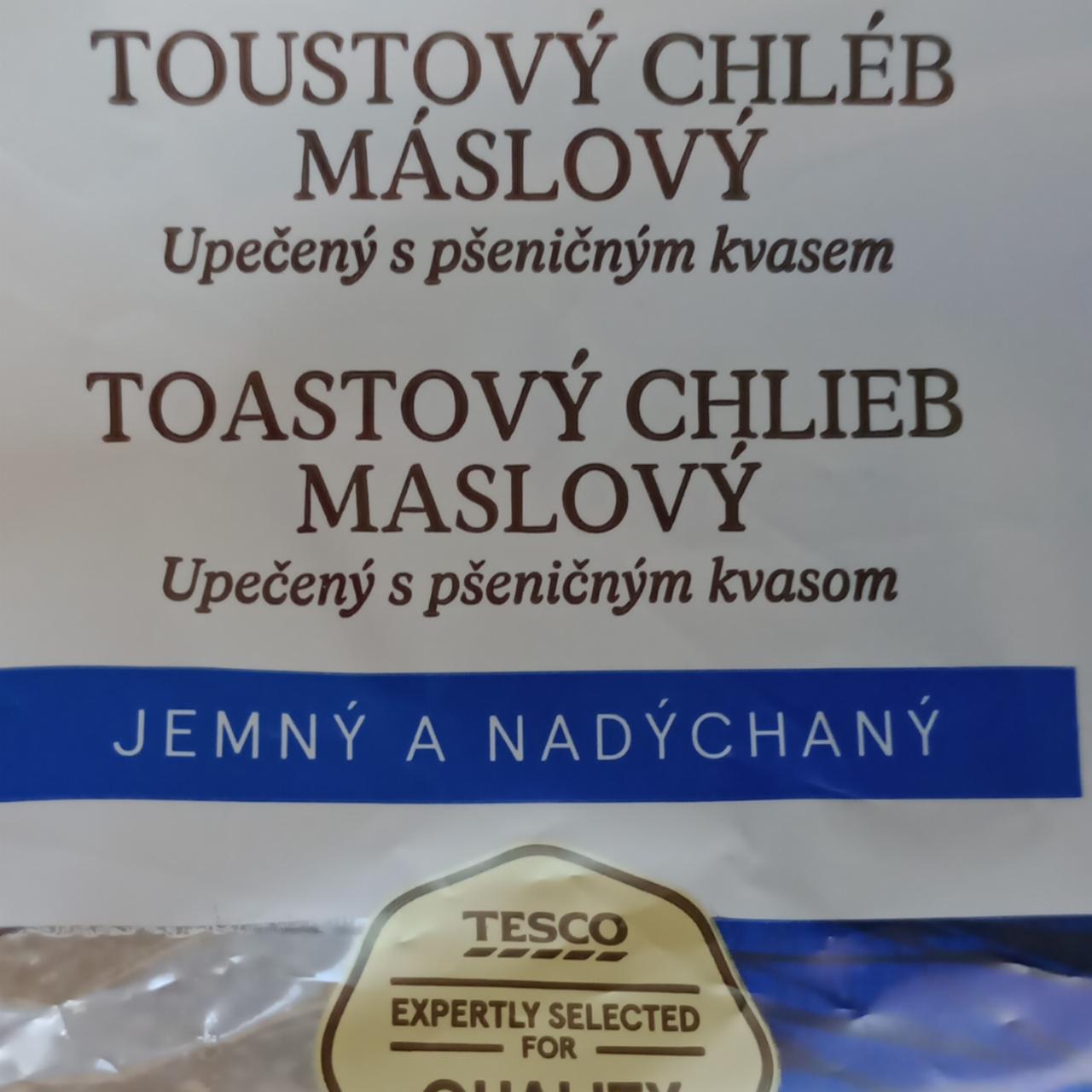 Fotografie - Chléb toustový máslový Tesco