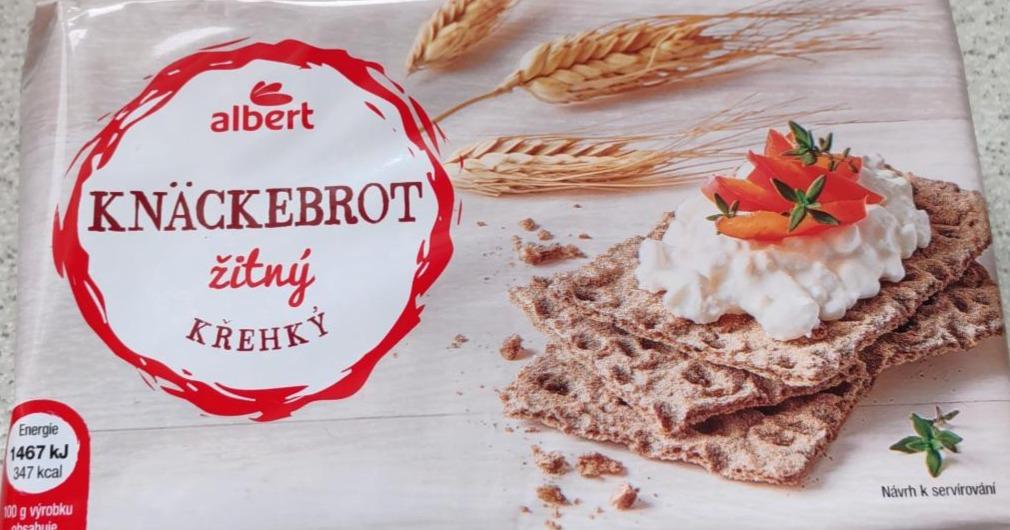 Fotografie - Knäckebrot žitný křehký Albert