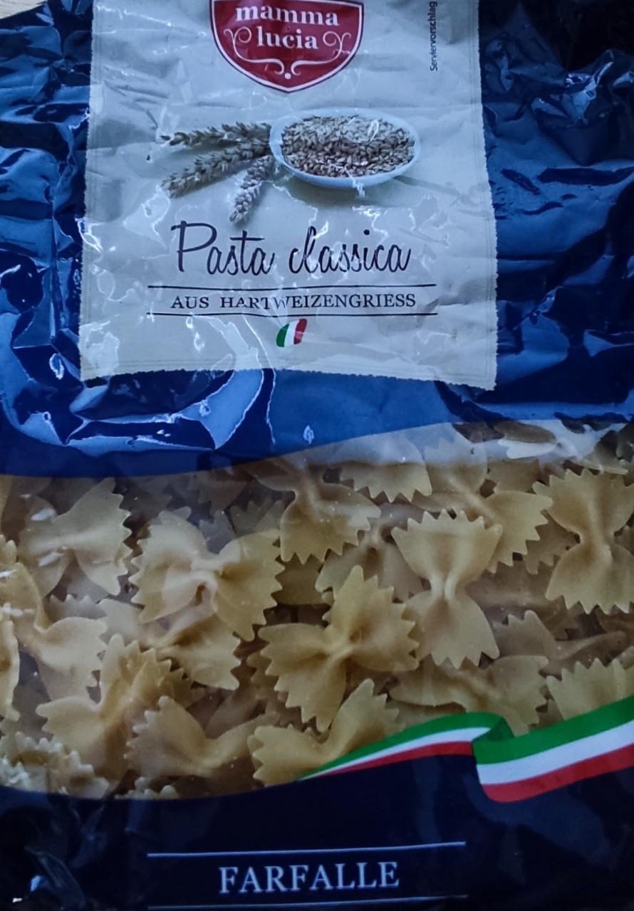 Fotografie - Pasta classica Farfalle Mamma Lucia