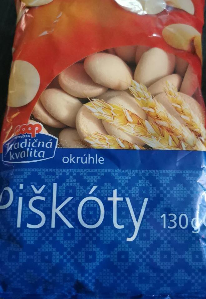 Fotografie - Piškoty kulaté Coop Jednota