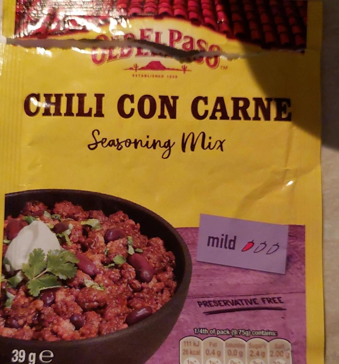 Fotografie - chili con carne mix Old El Paso