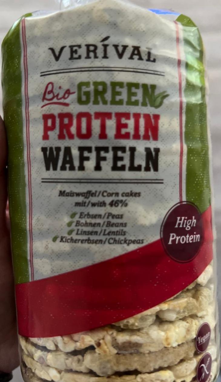 Fotografie - Bio Green Protein Waffeln Verival