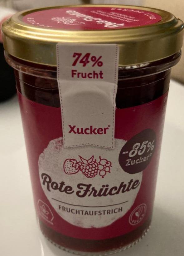 Fotografie - Rote Früchte 74% Frucht Fruchtaufstrich Xucker