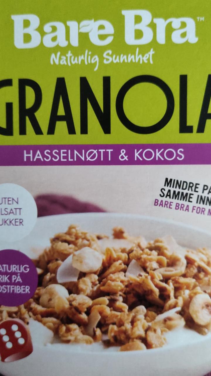 Fotografie - Granola Hasselnøtt & Kokos Bare Bra