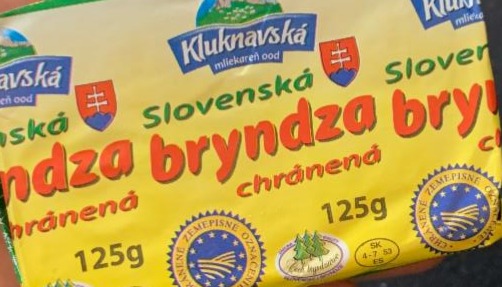 Fotografie - bryndza Kluknavská