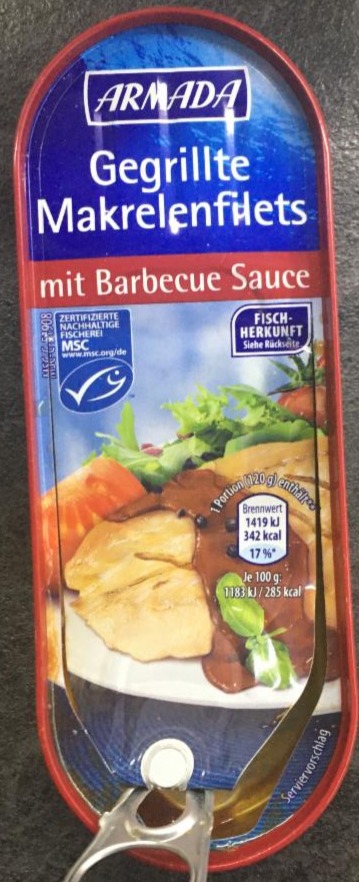 Fotografie - Gegrillte Makrelenfilets mit Barbecue Sauce Armada