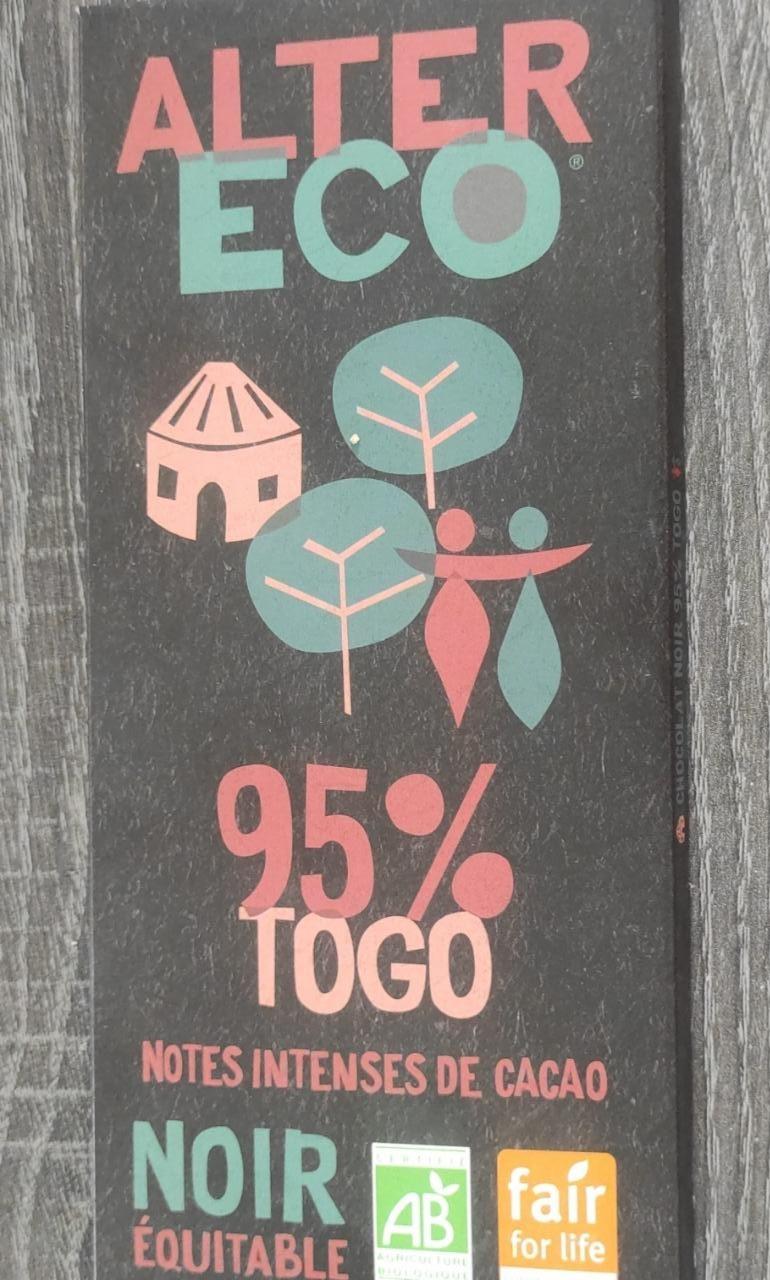 Fotografie - Chocolat noir 95% Togo Alter Eco