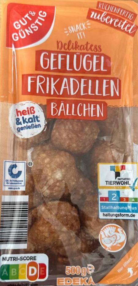 Fotografie - Dellikatess geflügel frikadellen bällchen Gut&Günstig