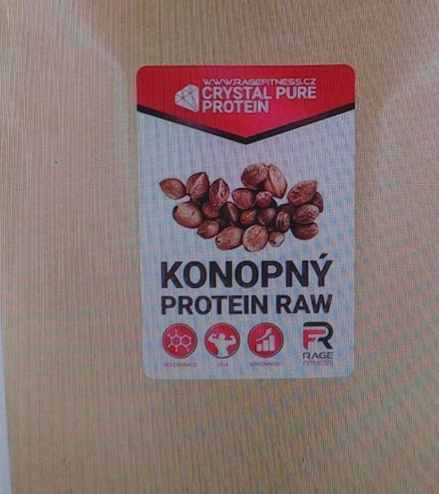 Fotografie - Konopný Protein Raw RageFitness