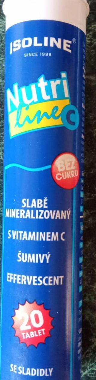 Fotografie - nápoj slabě mineralizovaný s vitamínem C šumivý Isoline