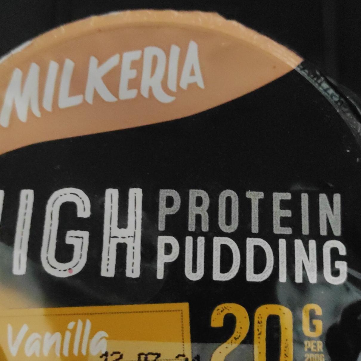 Fotografie - High protein puding vanille Milkeria