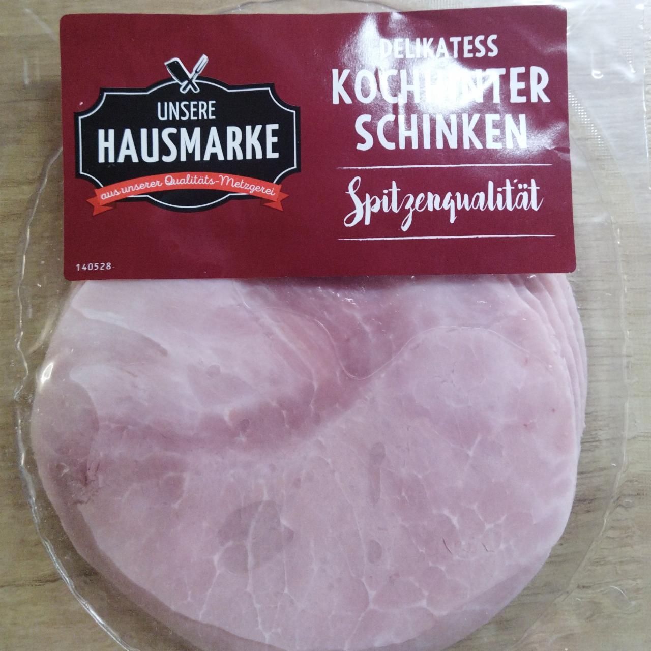 Fotografie - Delikatess kochhinter Schinken Spitzenqualität Unsere Hausmarke