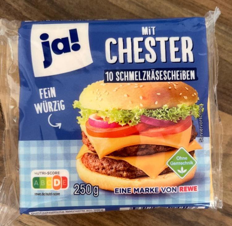 Fotografie - Schmelzkäse-Scheiben mit Chester Ja!