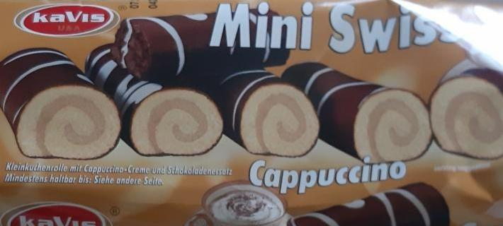 Fotografie - mini swiss rolls cappucino