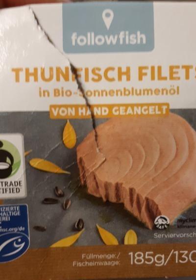 Fotografie - Thunfischfilets in Bio-Sonnenblumenöl Followfish