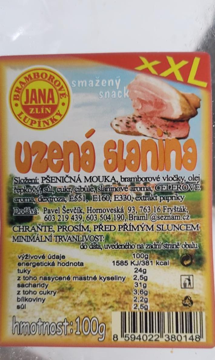 Fotografie - Smažený snack uzená slanina