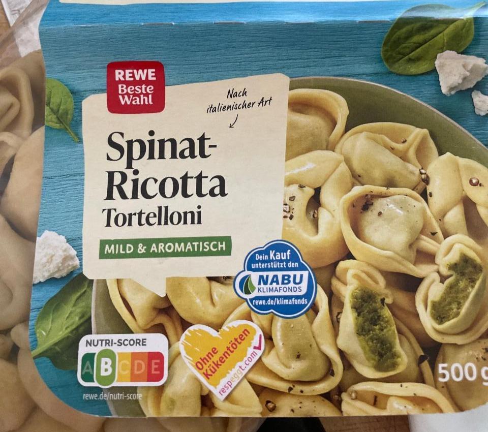 Fotografie - Spinat-Ricotta Tortelloni Rewe beste wahl