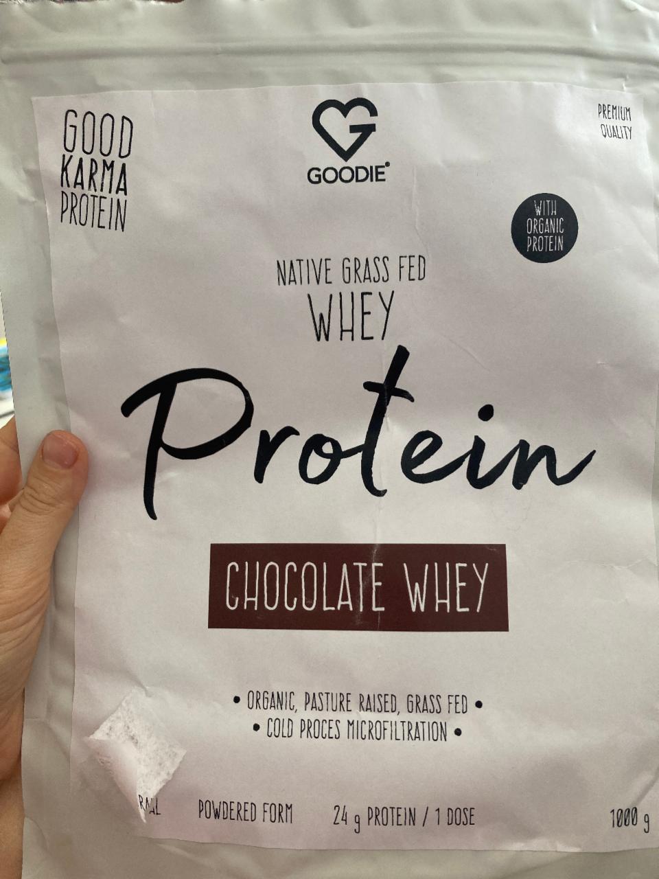 Fotografie - Protein chocolate whey organic Goodie