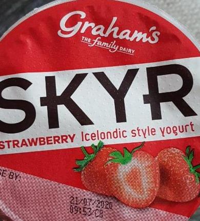 Fotografie - Skyr Strawberry Graham's