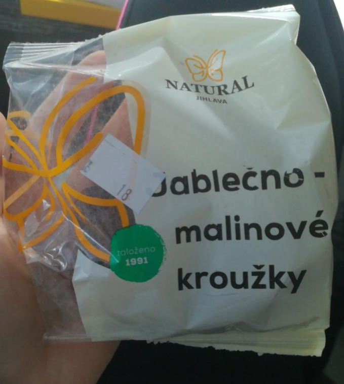 Fotografie - Jablečno - malinové kroužky NATURAL